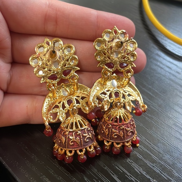 Jumka earring vintage style - Picture 2 of 3